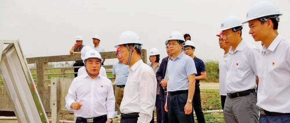 市领导带队到开平市调研潭江流域减排攻坚计划实施情况