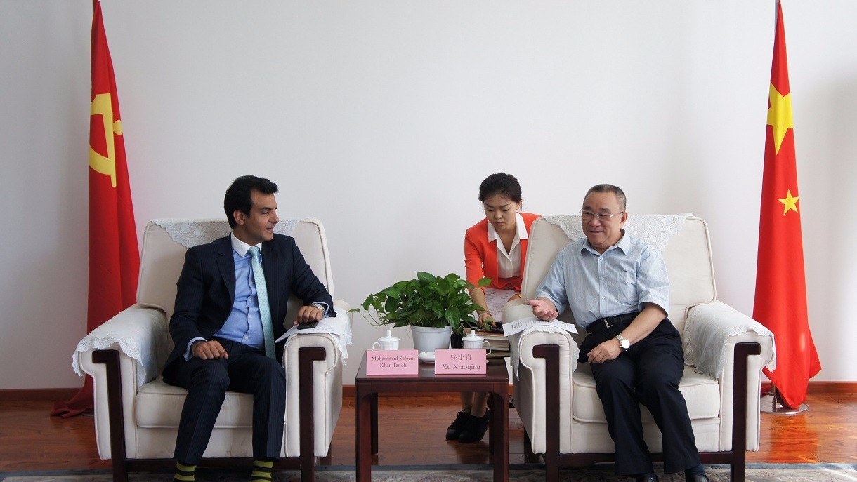巴中联合工商会主席Tanoli一行到访中国基本建设优化研究会,中巴建筑工程项目合作初步达成共识