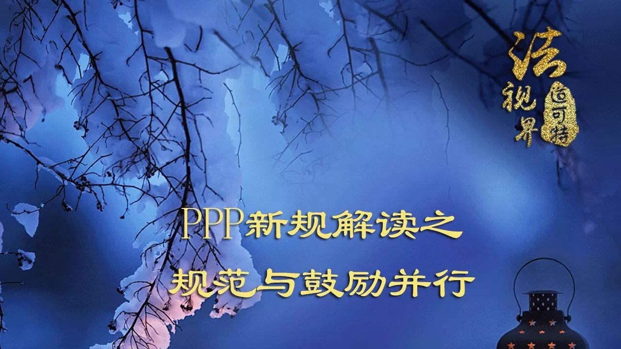 道可特视点|PPP新规解读之——规范与鼓励并行