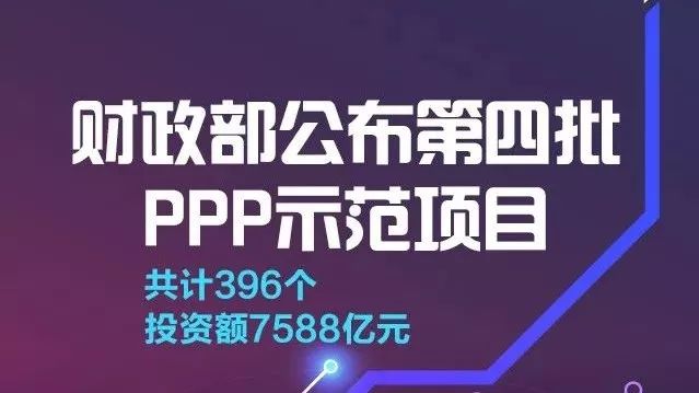 7588亿!第四批396个PPP示范项目名单公布